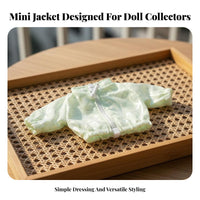 1/12 Scale Doll Jacket Miniature Zipper Jacket for 6inch Action Figures Accs clothes