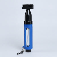 Golf Club Brush with Retractable Clip Textured for Driving Range