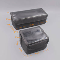 Foldable Makeup Storage Box Waterproof Material Clear Lid Cosmetic Organizer