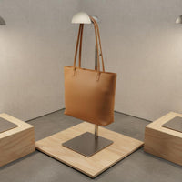Stainless Steel Handbag Rack Modern Design Stainless Steel Purse Rack Countertop Purse Display Stable Base Countertop Bag Stand