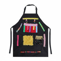 Fidget Apron Textural Sensory Play Apron Soft Material Care Item