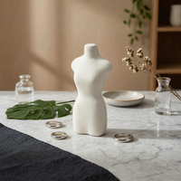 Necklace Bust Mannequin Textured Surface Drop Pendant Display Bust