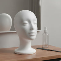 Foam Wig Head Lightweight Wig Display mannequin Head Beauty Accessory for Cosplay Users
