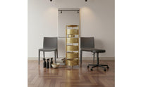 Large Capacity Multi-Tier Rolling Cart Sturdy & Long-Lasting Utility Trolley with Wheels No Assembly Required Mobile Shelving Unit Quiet Casters for Nail Technicians, Hairstylists Artists, Spa, Bathroom, Office, Kitchen