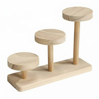 Tiered Wooden Display Stand Photography Stage Wood Display Riser