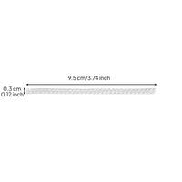 Adjustable clear silicone ring sizer