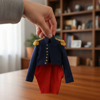 Napoleonic Jacket Model Historically Inspired Design 1/6 Scale Officer Uniform 1/6 Scale Jacket Detailed Reproduction