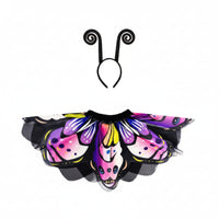 butterfly skirt with headband Layered Skirt Elastic for Girls, Kids