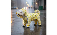 Full Body Dog Raincoat Waterproof Pet Apparel Lightweight for Outdoor Walking