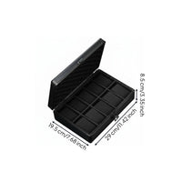 10-Slot Watch Case Hard Shell Watch Display Case Front Clasp Closure