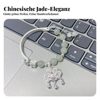 Longevity Lock Bracelet Good Luck Charm Half Bangle Half Chain Bracelet