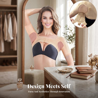 Hook and Eye Shapewear Close Fit Scoop Neck Compression Top Compression Top Smooth Scoop Neck Undershirt Stretchy