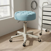 Height Adjustable Salon Stool Easy to Clean Spa Rolling Chair for Hair Stylists