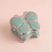 Butterfly Jewelry Box Zinc Alloy Keepsake Case Decorative