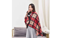 Versatile Rest Blanket Multifunctional Fleece Blanket Extra Thick Home Textile for Office Workers