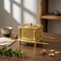 Ark of the Covenant Ornament Electroplated Home Decor Embossed