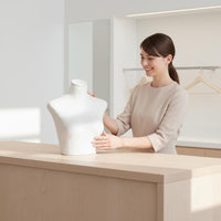 Underwear Display Model Long-Lasting Foam Construction Partial Figure Mannequin Pinnable Figure Form Strong Load-Bearing