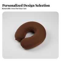 Milk Silk Material U-Shaped Face Cradle Anti-Slip U-Shaped Face Cushion Removable and Washable for Estheticians, Spa