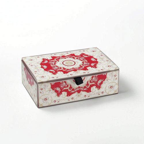 Hinged-Lid Jewelry Box Lidded Box with Hinged-Lid Lid Space-Saving