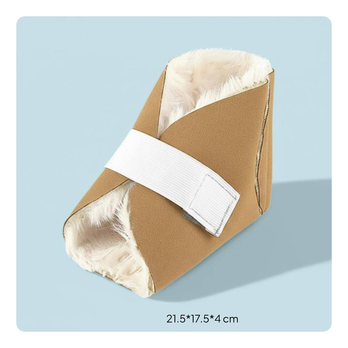 Soft Heel Cover Warm and Cozy Padded Heel Support for Bedtime, Recovery