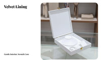 Leather Jewelry Display Case Long-Lasting Jewelry Set Display Box Necklace Storage Case Luxurious Design Luxurious Textile Lined