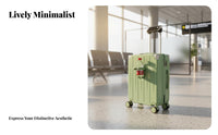 Airline Approved Multifunctional Carry-on Telescopic Handle Luggage Long-Lasting Trolley Bag Lightweight for Travelers, Business Professionals, Vacatisinglers, Airport, Weekend Getaways, Holidays