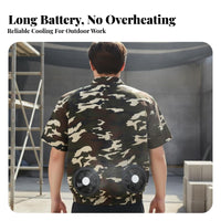 Lightweight Design Air Conditioned Work Clothes Proof Cooling Fan Work Jacket Fast Charging for Women, Hot Weather, Gardening, Warehouses