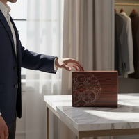 Wooden Watch Storage Box Sturdy Wood Varnish Finish Watch Holder Matte Finish Jewelry Case Luxury Design Dustproof for Display