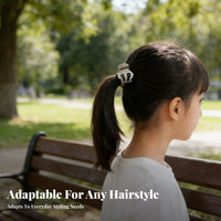 Small Metal Grip Fastener Stylish Designs Mini Hair Jaw Fastener Small Metal Hair Grip Strong Hold Well Polished for Women