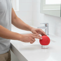 Manual Toothpaste Pump Reduces Waste Bathroom Accessory Easy Press for Children