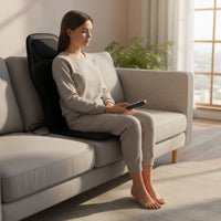 Heated Back Massager Cushion 9 Intensity Levels Electric Chair Massager for Home