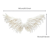 Costume Wing Prop with Shoulder Straps Large Feathered Appendages with Shoulder Straps Ready-to-Wear for Artists, Photo Shoots