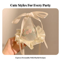 Birthday Cake Headband Bead Embellished Princess Crown Headband Light up Birthday Crown Mesh Overlay Accent for Parties