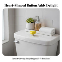 Heart-Shaped Flush Presser Universal Fit Heart-Shaped Flush aid for Restroom