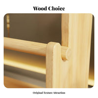 Sturdy Wood Construction Wooden Bracelet Display Rack Accessible Design Wooden Jewelry Stand Multi-Functional for Dressing Table, Bedroom