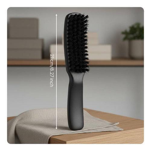 Oil Head Styling Brush Durable Bristles Men's Styling Brush Multipurpose