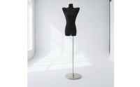 Female Torso Mannequin Long-Lasting Mannequin with Stand Movable for Designers