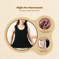 Fleece Lined Thermal Vest for Women, Warm, Winter