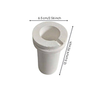 Fused Quartz Crucible High-Temperature Laboratory Supply Tapered Body