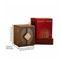 Wooden Jewelry Box New Chinese Design Household Storage for Dressing Room, Women