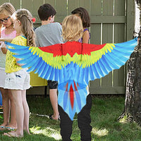Parrot Costume Feathered Extensions Halloween Bird Feathered Extensions Role