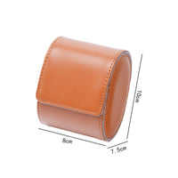Single Watch Travel Case Safeguarding Portable Watch Holder Dustproof for Men