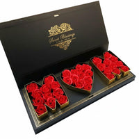 Mother's Day Gift Box Ribbon Tie Blossom Gift Box Sturdy Cardboard for Moms