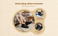 Waterproof foam sole house shoes for men and women
