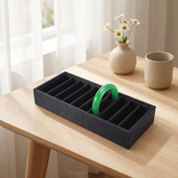 Bracelet Tray 10-Slot Bracelet Display Tray Flannel for Jewelers, Collectors