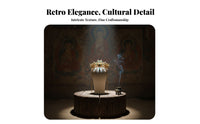 Traditional Chinese Hair Crown Exotic Design Traditional Chinese Headdress Grotto Design Tiara Intricate Filigree Ancient