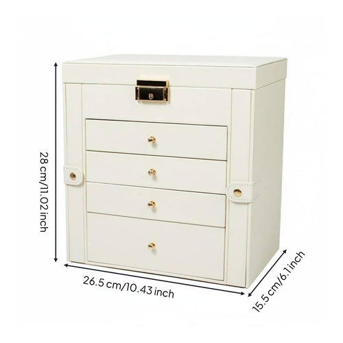 Multi-Layer Jewelry Box Multiple Compartments Large Jewelry Organizer for Women