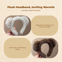 Creature Ear Hairband, Soft Plush, Birthday Gift