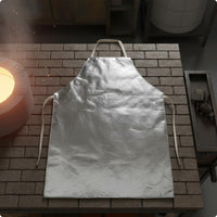 Aluminized Heat Apron Long-Lasting Retardant Apron Easy to Wipe Clean