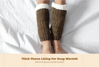 Unisex Kids plush Leg Warmers, Ankle Protection, season, Gray